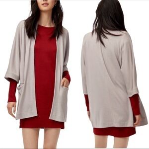 Aritzia Wilfred Open Front Knit Jacket